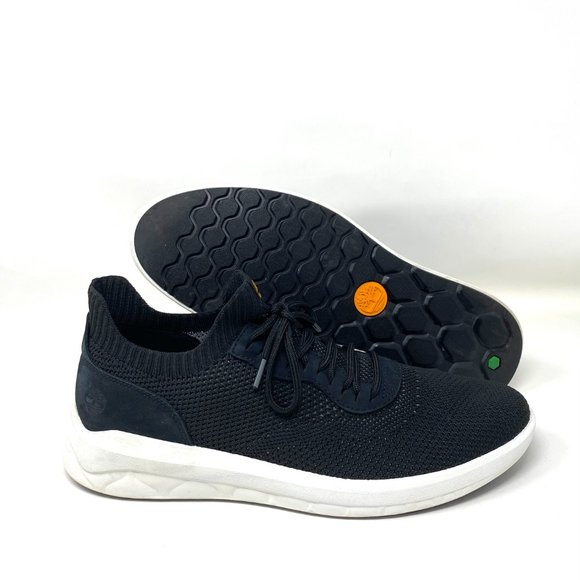 TIMBERLAND MEN Size A2MP7 015 BRADSTREET ULTRA OXFORD BLACK KNIT Sneakers Soft - Picture 3 of 9